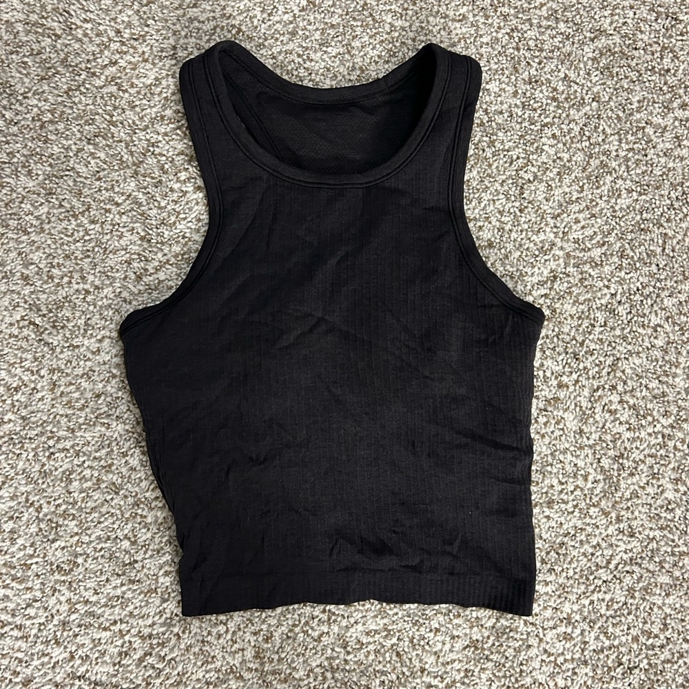 Black Sleeveless Women's Top